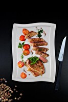 DigitHome Bone Porselen Servis Sunum Steak Tabağı – ES 40