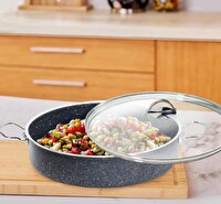 Eda ZK-054 Zeyna 28  CM Granit Pilav Karnıyarık Tencere