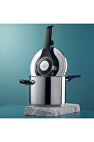 Jumbo Procook 6 L Siyah Açık Gri Paslanmaz Çelik Düdüklü Tencere