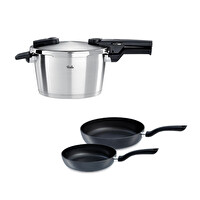 Fissler Vitaquick Premium 4.5 Litre Düdüklü Tencere ve Tava Set