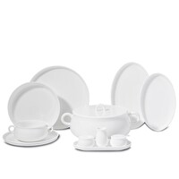 Korkmaz A8549 Aşiyan Collection 58 Parça Yuvarlak Yemek Takımı