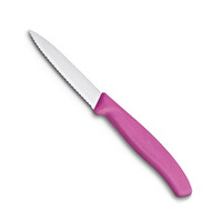 Victorinox Tırtıklı Soyma Bıçağı 8 CM - Pembe
