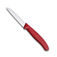Victorinox Düz Ağızlı Soyma Bıçağı 8 CM - Kırmızı