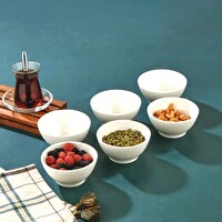 Cooker Porselen 13.5 CM 12'li Parlin Çerezlik Kase CKR3550