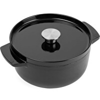 KitchenAid CC006058-001 3.3 L 22 CM Döküm Demir Tencere - Siyah