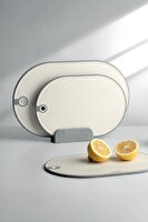 Nehir Linda Silikon 3 Parça Kesme Tahtası