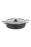OMS 3316 2 Parça Bio Granit 28x8 CM Tencere