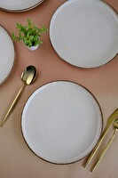 Kütahya Porselen Moderna Servis Tabağı Tarçın 24 CM 2'li