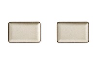 Kütahya Porselen Moderna Düz Tabak Tarçın 2 Parça 18x13 CM TAN18X13DUS2730P02