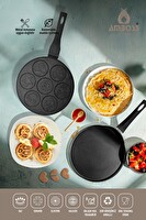 Amboss 2 Parça Twn Krep Tava - Pankek Tava 26 CM