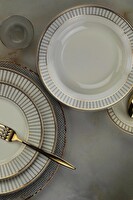 Kütahya Porselen Bone Kalipso Yemek Takımı 24 Parça 6 Kişilik BNKL24Y243012156