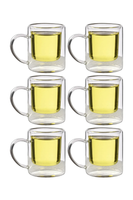 Kitchen Design Lab Çift Cidarlı Borosilikat Cam Kupa 200 ML 6 Adet - 1837