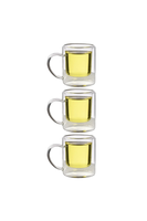 Kitchen Design Lab Çift Cidarlı Borosilikat Cam Kupa 200 ML 3 Adet - 1837