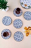 Tabak Evi Porselen Mia Çay Tabak Takımı 12 CM 6 Parça FLY6ÇTPRS1210