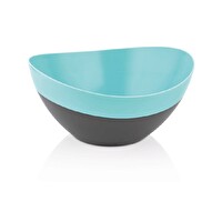 Qlüx İdeas Çift Renkli Kase Maxi Mavi Gri 3000 ML