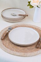 Kütahya Porselen Moderna Pasta Takımı Tarçın 4 Parça 21 CM MOD21DUS4730P02
