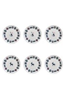 Porser Porselen Hitit Servis Tabağı Takımı 26 CM 6 Parça TVL6SRVPRS1241