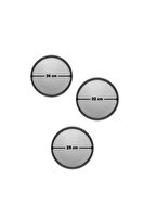 Kitchen Design Lab Büyük Orta Küçük Boy Delikli 36 - 32 - 28 CM 3 Adet Pizza Tepsisi