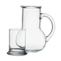 Paşabahçe 98328 Oasis Bardaklı Başucu Cam Sürahi