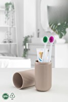 Mithra Life Seyahat Tipi Krem Plastik Diş Fırçası Gözlük Aksesuar Saklama Kutusu MIT1211