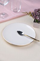 Tabak Evi Porselen Altın Yaldız Pasta Tabağı 20.50 CM Tekli