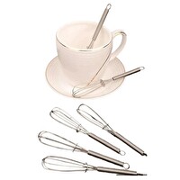 Kitchen Design Lab Yıldız Desenli Metal Çırpıcı Ufak Boy 12 CM 6 Adet