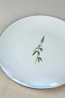 Tabak Evi Porselen Natura Salkım 24.50 CM Tekli Altın Yaldız Servis Tabağı