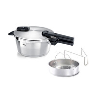 Fissler Vitaquick Premium 3.5 Litre Düdüklü Tencere + Buharda Pişirme Aparatı