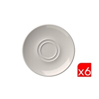 Tabak Evi Porselen Lona 16 CM Taban Çapı 4 CM 6'lı Fincan Tabağı
