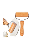 Kitchen Design Lab Ahşap Saplı Hamur Açıcı Silindir Hamur Açıcı Pratik Hamur Şekillendirici