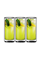 Kitchen Design Lab 2325 Uzun Cam Su Latte Meşrubat Smoothie Bardağı Seti 270 ML 3 Adet