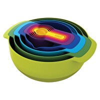 Joseph Joseph 40031 Nest 9 Plus Renkli Ölçü Kabı Seti