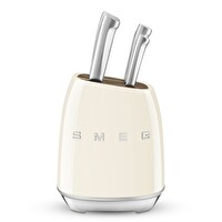 Smeg KBSF02CR 50's Style Standlı Bıçak Seti - Krem