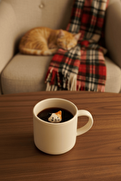 Mithra Life MIT1270 Kedi Figürlü 250 ML Seramik Kupa Bardak