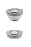 Mithra Life MIT1285 Katlanabilir Silikon Gri 3.25 LT Saklama Kabı