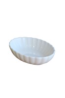 Kütahya Porselen Bone Luz BNLZF15OKS00 Oval Kayık Tabak Krem 14.5x10x3.5 CM Tekli