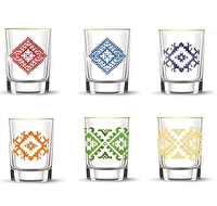 Karaca Plenty 6'lı Kahve Yanı Bardağı Gold