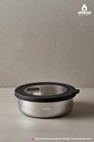 Amboss Nova 2 Parça Paslanmaz Çelik Saklama Kabı 16 CM
