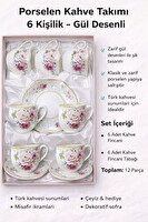 CVS DN 41113 6 Kişilik 12 Parça Çay Fincan Takımı