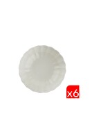 Kütahya Porselen Bone Luz Krem Çorba Kasesi 15 CM 6'lı