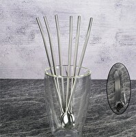 Tohana THN75667 6 Adet Çelik Kaşık Pipet Seti