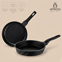 Amboss Manifest 2 Parça Döküm Titanyum Kaplama Tava Seti 18-22 CM