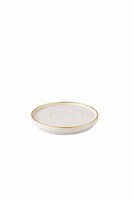 Kütahya Porselen Bone Desire 12 CM Altın Yaldızlı Tekli Çay Tabağı