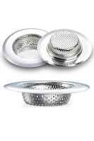 Mithra Life MIT1358 Büyük Boy Paslanmaz Çelik 11.5 CM Lavabo Süzgeci - 3 Adet