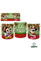 Ghostbastır Design Mickey ve Minnie Noel | Yılbaşı Kupa Bardak - 1 Adet K0612