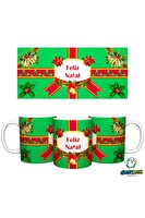 Ghostbastır Design Mutlu Noel | Yılbaşı Kupa Bardak - 1 Adet K0620