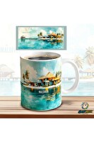 Ghostbastır Design Maldivler Kupa Bardak - 1 Adet K0601