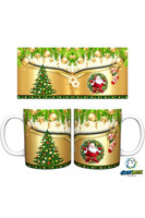 Ghostbastır Design Noel Babalı | Yılbaşı Kupa Bardak - 1 Adet K0630