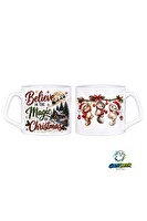 Ghostbastır Design Kedili Noel | Yılbaşı Kupa Bardak - 1 Adet 1014