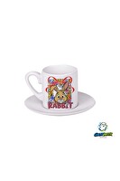Ghostbastır Design Rabbit Türk Kahvesi Fincanı 0165
